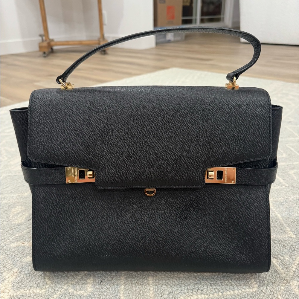 Henri Bendel Saffiano Leather Handbag